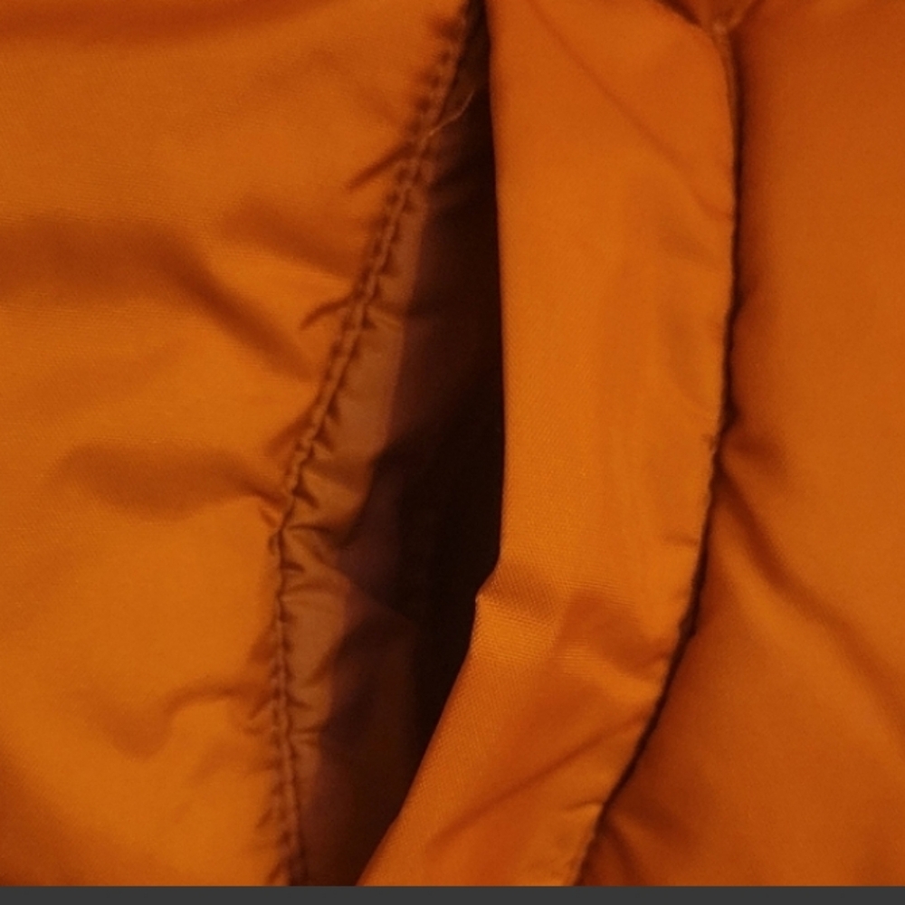 YDJ GIRL'S BURNT ORANGE SLEEVELESS PUFFER VEST - Picture 5 of 11
